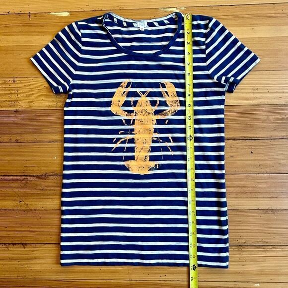 J. Crew Slub cotton Lobster short sleeve T-shirt. Size XS. - Picture 6 of 8
